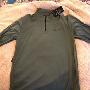 Nike Breathe Fabric Quarter Zip Jacket